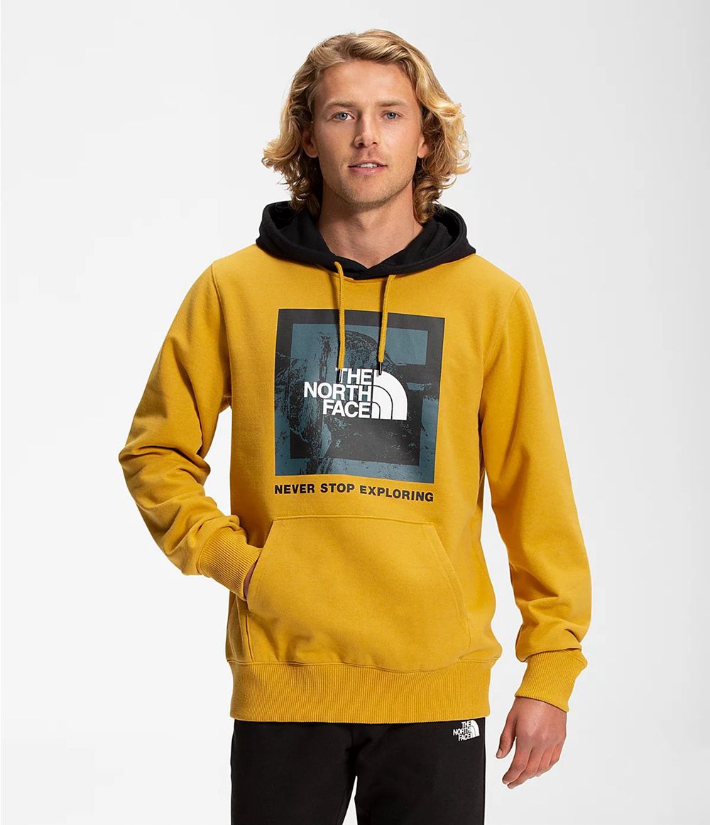 The North Face Recycled Climb Graphic Kapuzenpullover Herren - Gelb CH-658QQMY